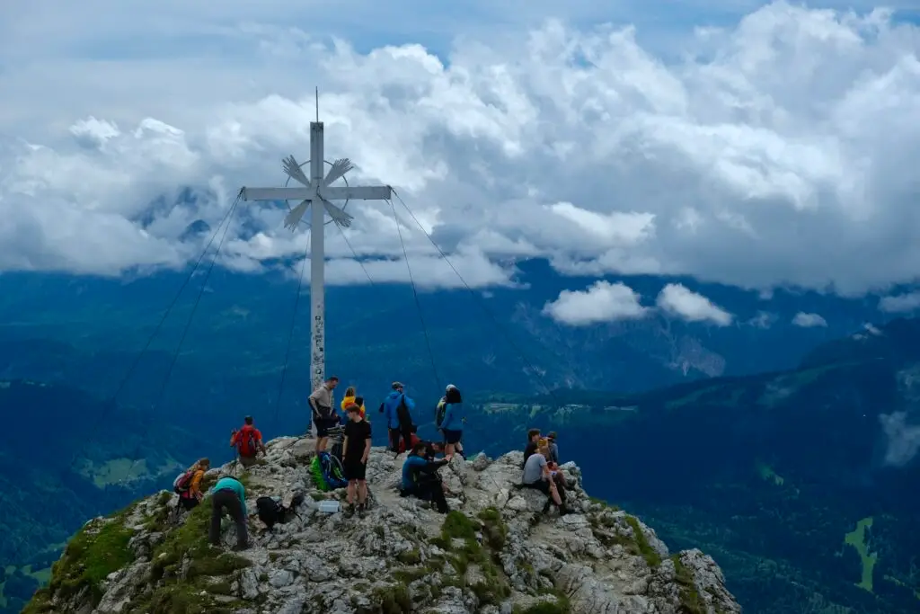 Wandelen naar de top van de Kramerspitz bij Garmisch-Partenkirchen