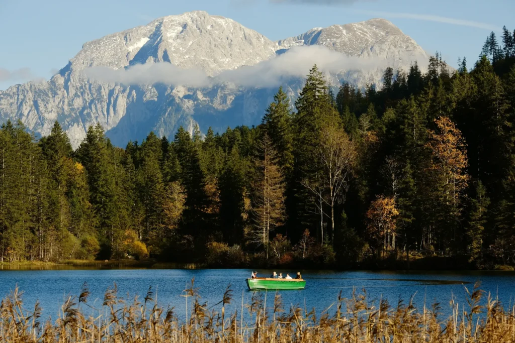 Dit is de Hintersee bij Berchtesgaden