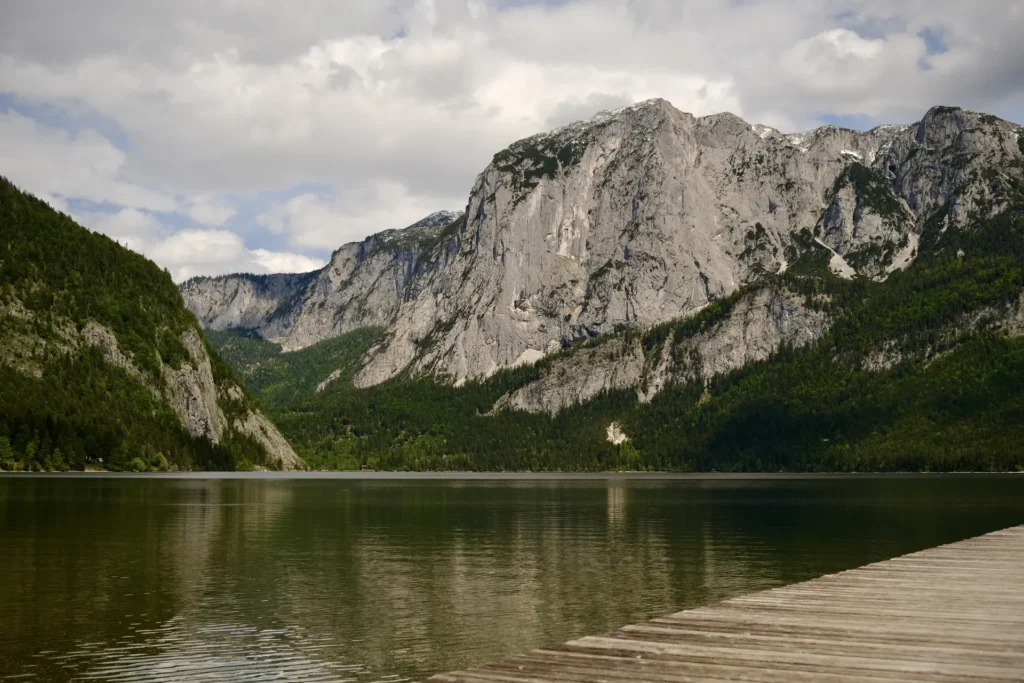 De Altausseer See in het Ausseerland (Salzkammergut)