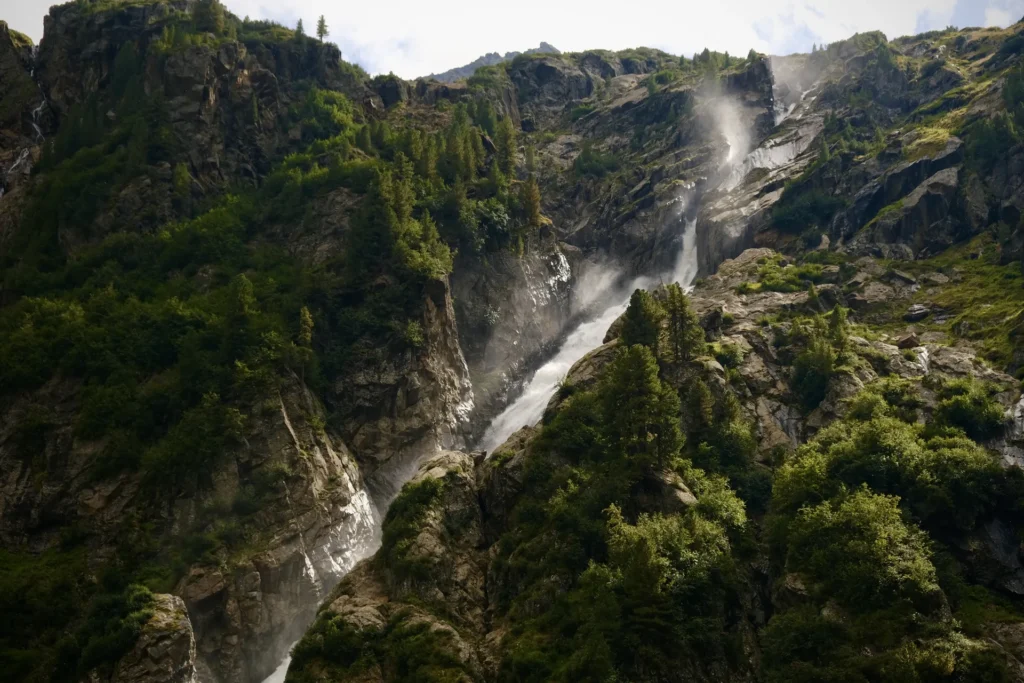 De Sulzenaufall, een imposante waterval langs de Wilder Wasser Weg